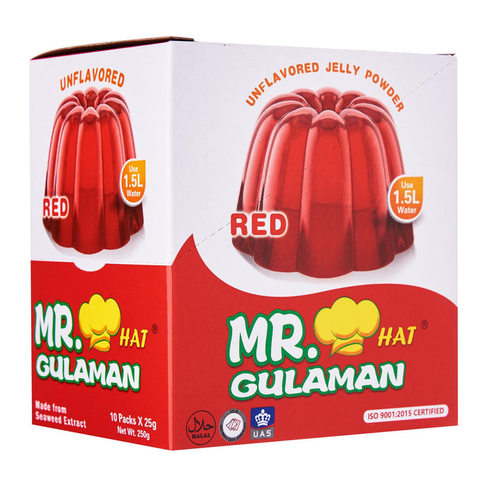 Mr. Hat Gulaman Red (10 packs 25g)